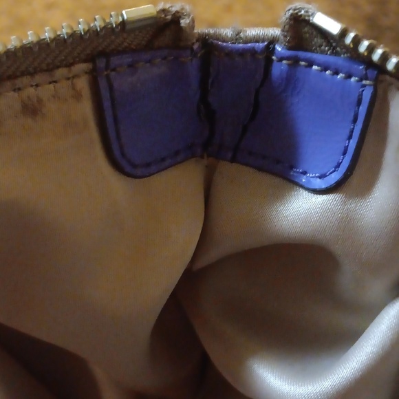Coach Beige and Purple Shoulder Bag - Picture 11 of 11
